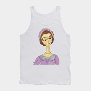 1930s Girl in a Cloche Tank Top